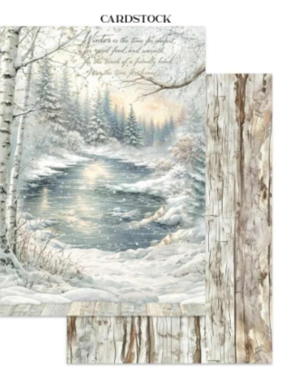 Stamperia White Christmas Collection Junk Journal Book NWT New Release